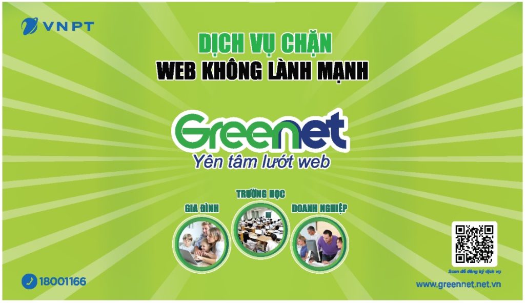 Dịch vụ GreenNet của VNPT: An toàn và lành mạnh cho gia đình