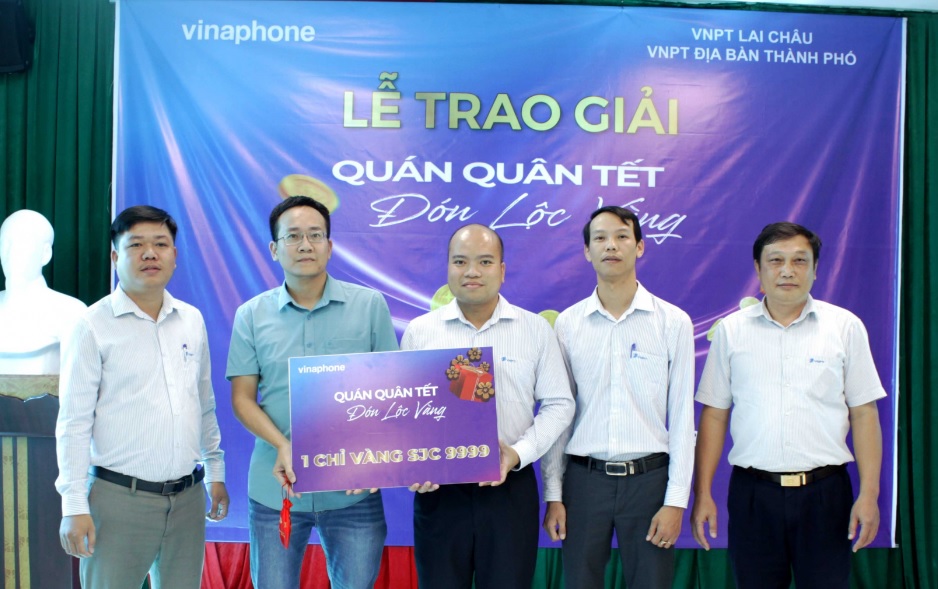 VNPT trao thưởng cho khách hàng may mắn tại tỉnh Lai Châu