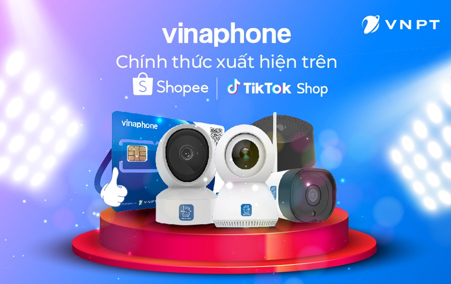 VinaPhone chính thức xuất hiện trên Shopee và TikTok Shop: Mang trải nghiệm mua sắm tiện lợi đến mọi nhà