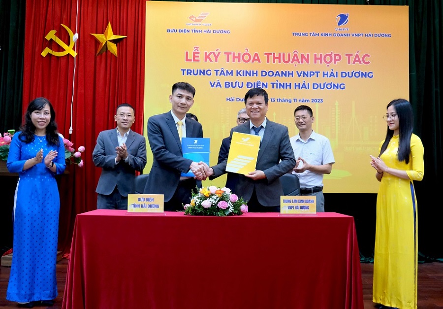 VNPT Hải Dương và Bưu điện tỉnh Hải Dương hợp tác phát triển sản phẩm, dịch vụ