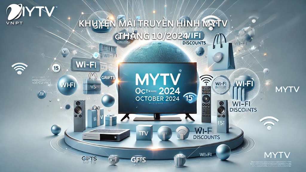 Khuyến mãi truyền hình MyTV tháng 10/2024: Nhiều ưu đãi và quà tặng hấp dẫn cho khách hàng